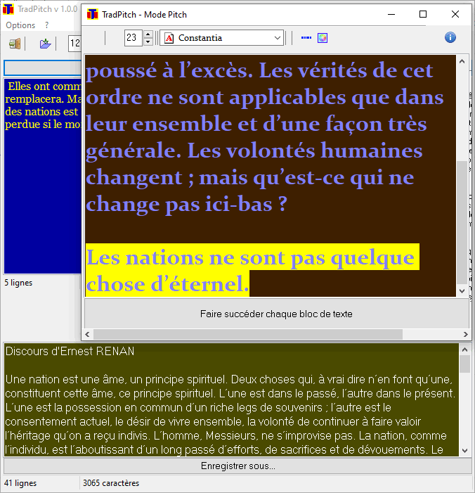 Aspect interface