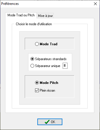 Aspect interface